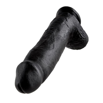 Realistiškas dildo su siurbtuku ir reljefine tekstūra