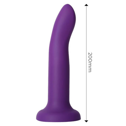 Spalvas keičiantis dildo su stipriu siurbtuku