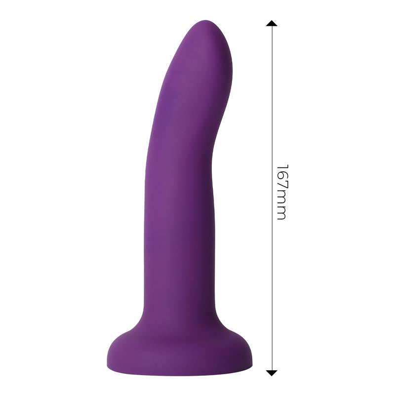Temperatūros reaguojantis dildo su siurbtuku