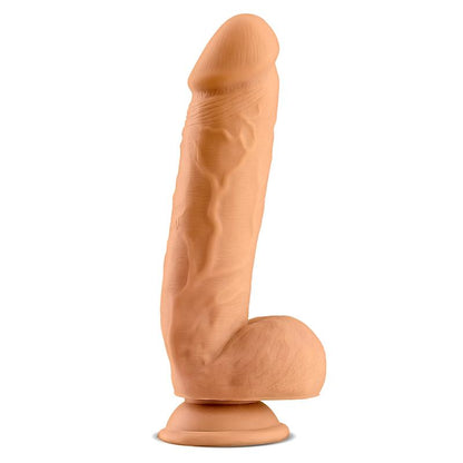 Dildo su siurbtuku ir realistišku dizainu