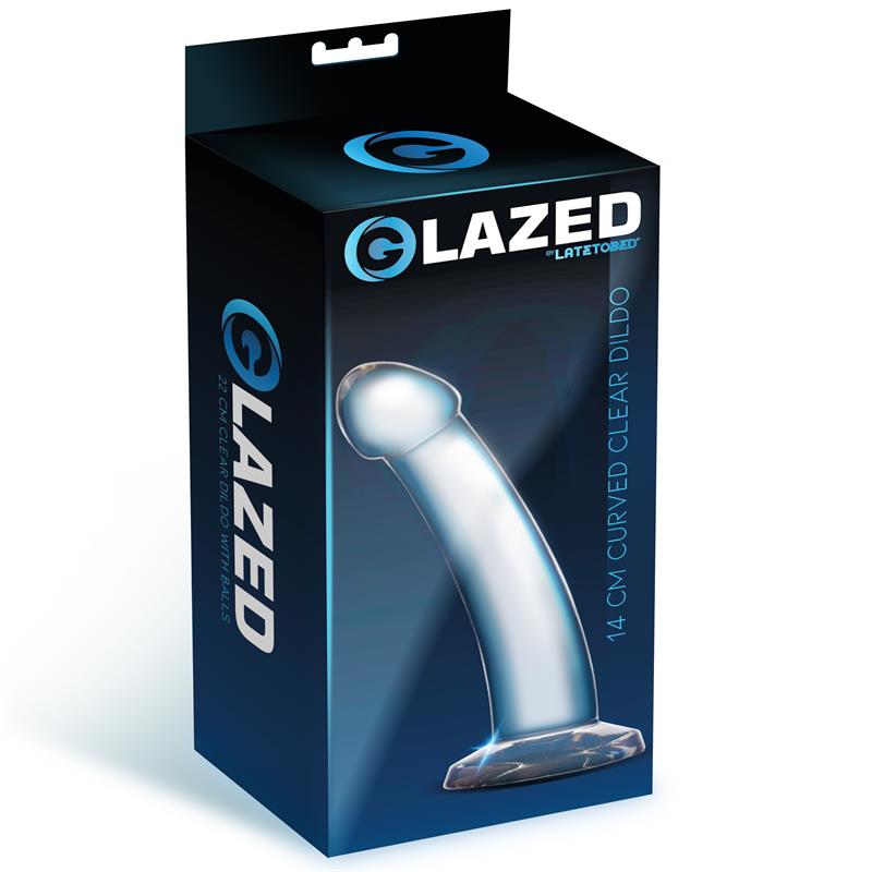 Lankstus dildo su siurbtuku ir išlenkta forma