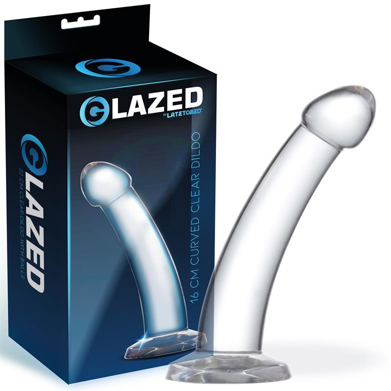Įstiklintas dildo su siurbtuku ir lankstumu