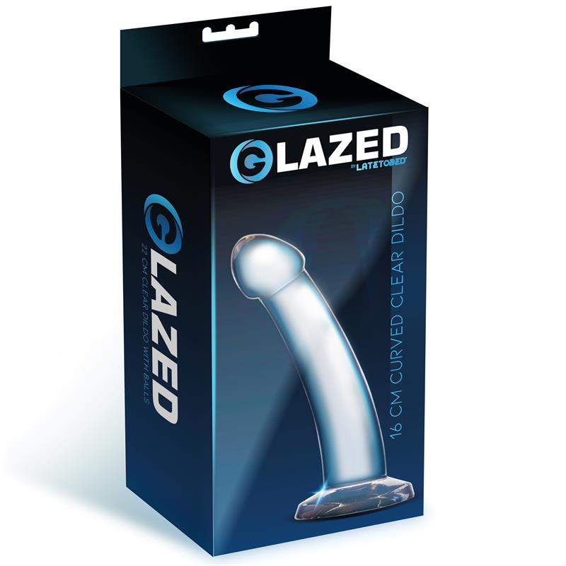 Įstiklintas dildo su siurbtuku ir lankstumu
