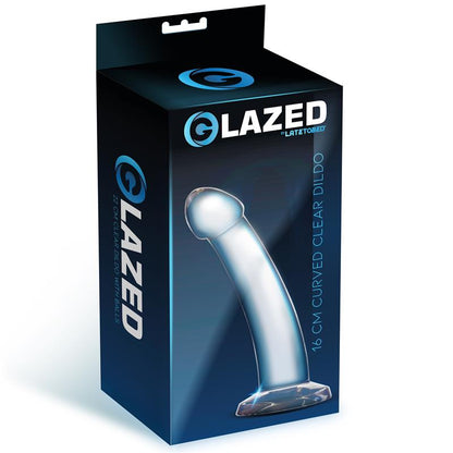Įstiklintas dildo su siurbtuku ir lankstumu