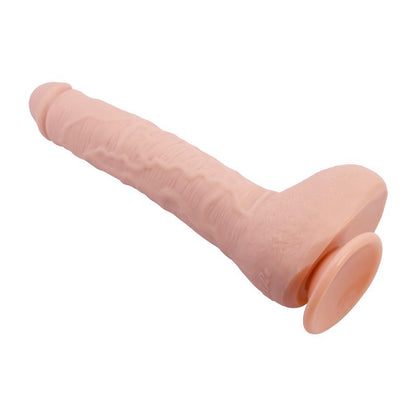 Tikroviškas dildo su siurbtuku ir tekstūra