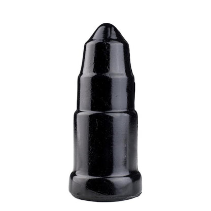 Kukos formos dildo su reljefu ir saugiu pagrindu