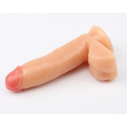 Dildo su siurbtuku ir realistiška forma