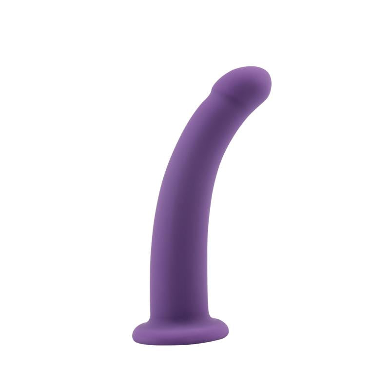 Silikoninis dildo su diržais ir atsparus vandeniui