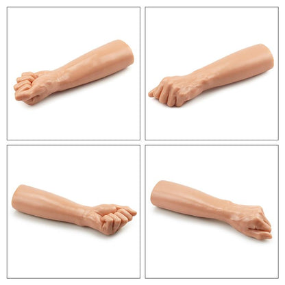 Rankos formos dildo su tikroviška tekstūra