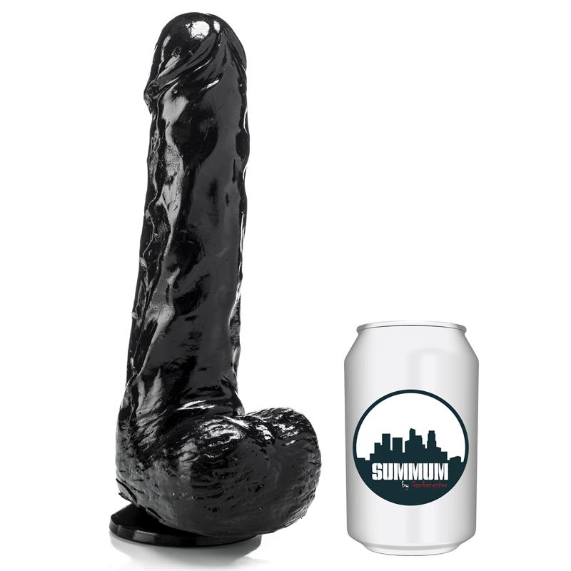 Realistinis dildo su siurbtuku 20 cm ilgio