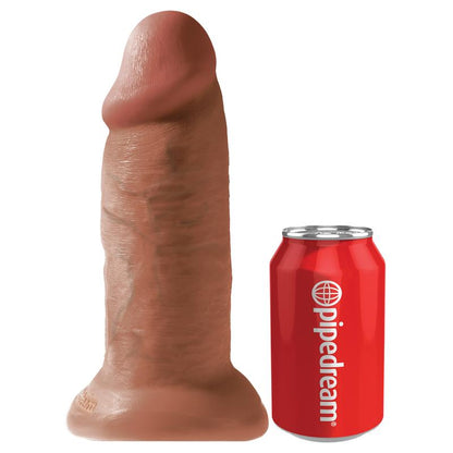 Dildo su galingu siurbtuku ir realistišku dizainu
