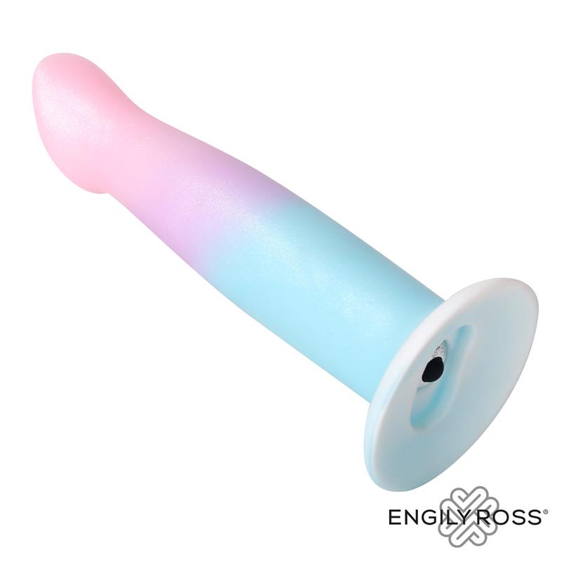 Dildo su siurbtuku ir vibruojančia kulka