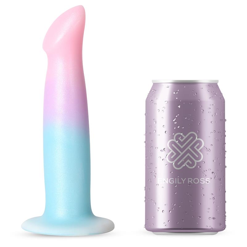 Dildo su siurbtuku ir vibruojančia kulka