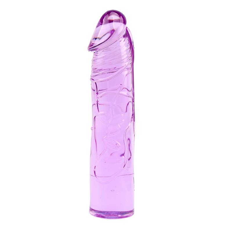 Pusiau tikroviškas dildo su gyslomis
