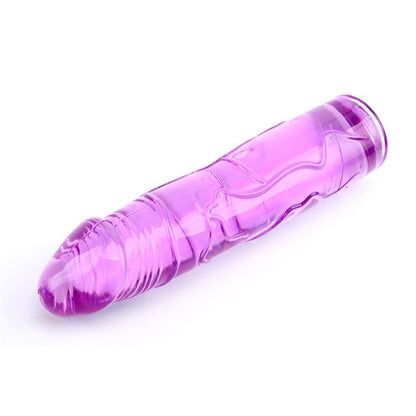 Pusiau tikroviškas dildo su gyslomis