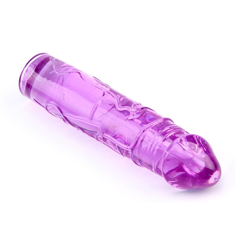 Pusiau tikroviškas dildo su gyslomis