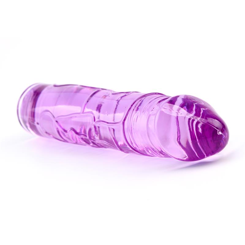 Pusiau tikroviškas dildo su gyslomis