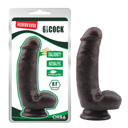 Išlenktas dildo su siurbtuku ir natūraliu pojūčiu