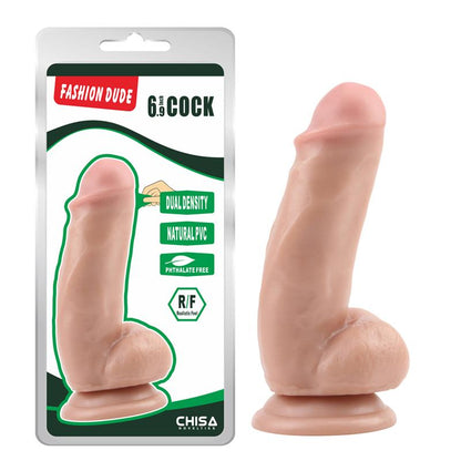 Tikroviškas dildo su siurbtuku ir natūraliu pojūčiu