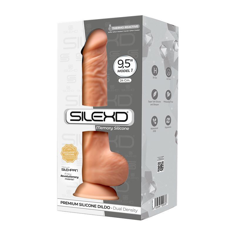 Realistiškas dildo su dvigubo tankio silikonu