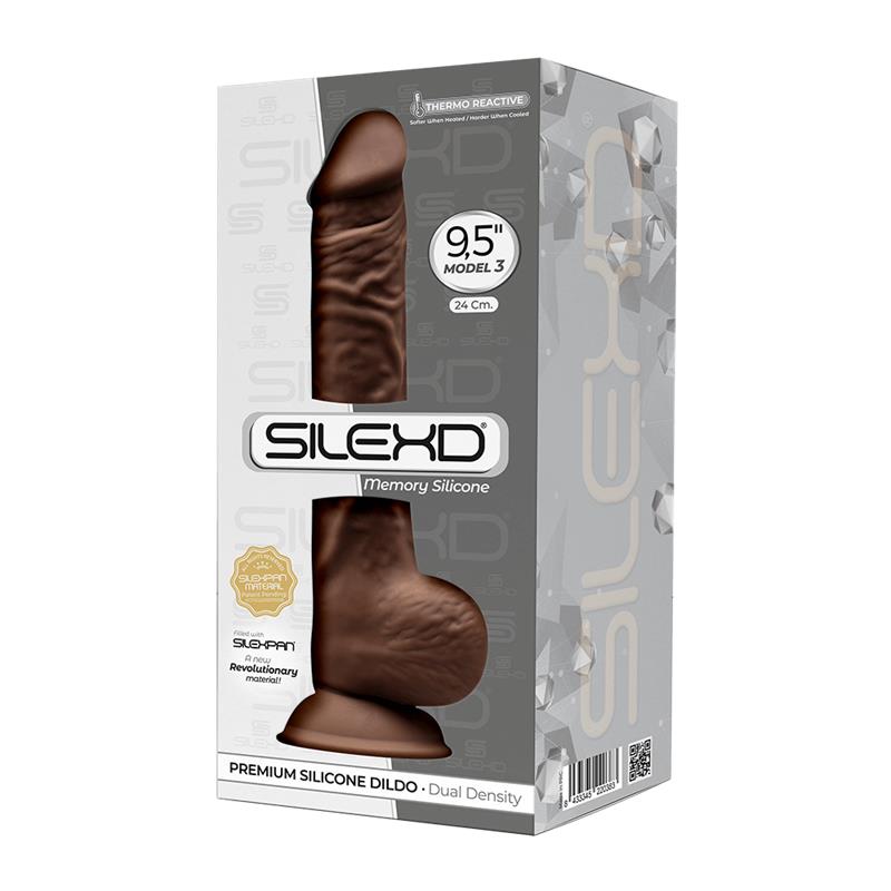 Realistiškas dildo su dvigubo tankio silikonu