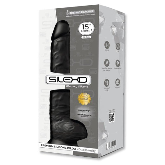 Dildo su siurbtuku ir dvigubo tankio silikonu