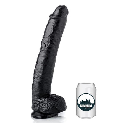 Realistiškas dildo su siurbtuku 30 cm ilgio
