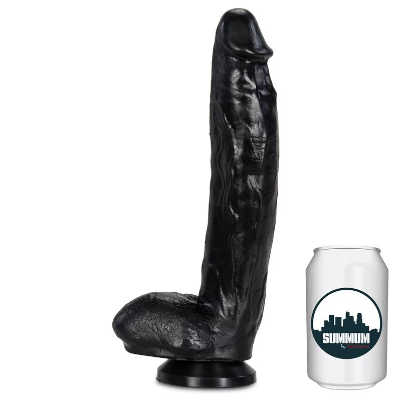 Reališkas dildo su siurbtuku - autentiška tekstūra