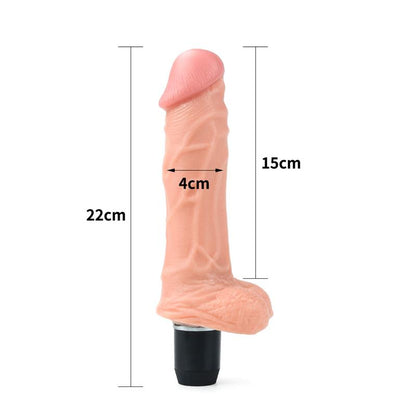 Lankstus dildo su sėklidžių pagrindu