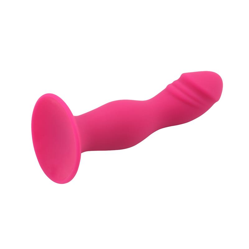 Silikoninis dildo su diržais ir atsparus vandeniui