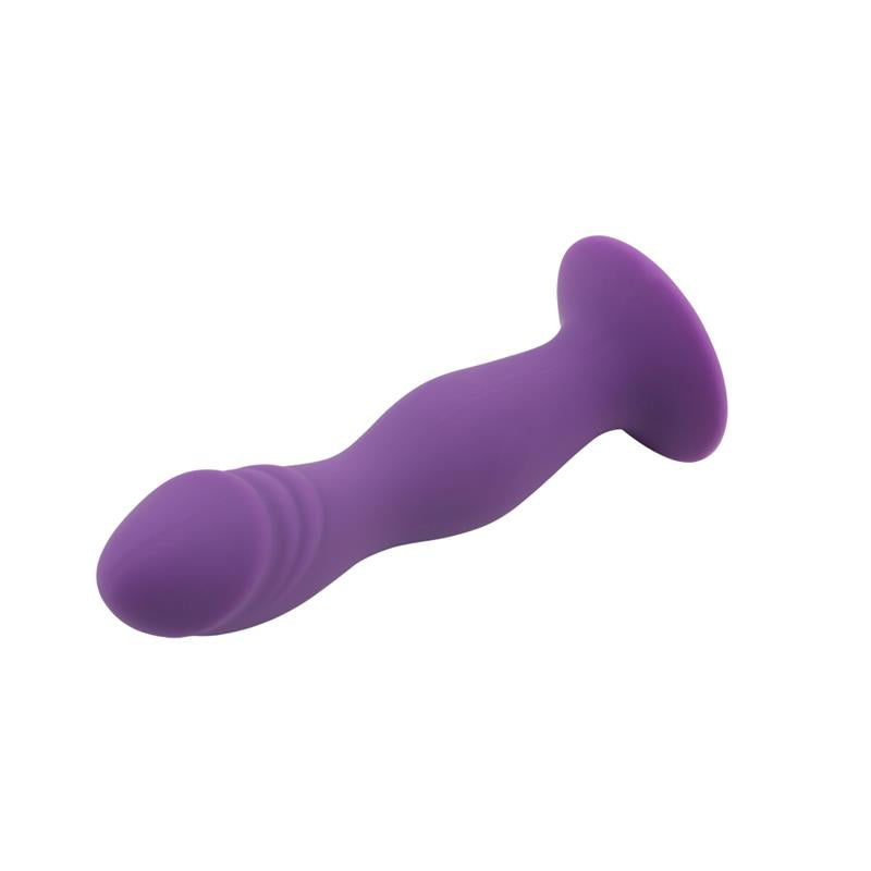 Silikoninis dildo su diržais, atsparus vandeniui