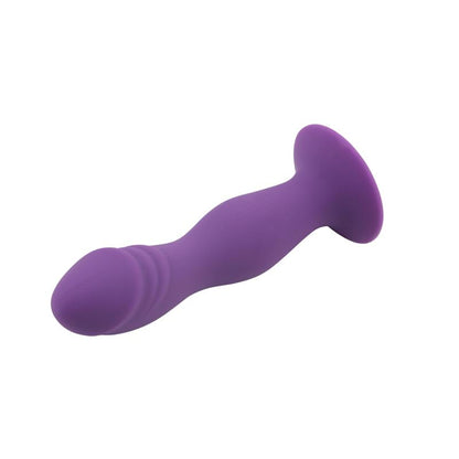 Silikoninis dildo su diržais, atsparus vandeniui