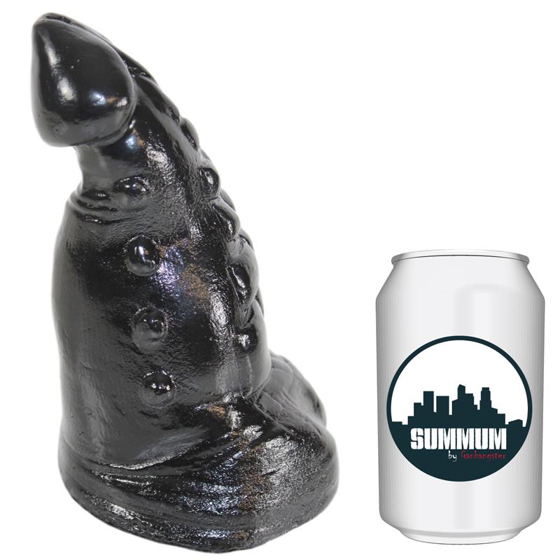 Dildo su apvaliu antgaliu patogiam įkišimui