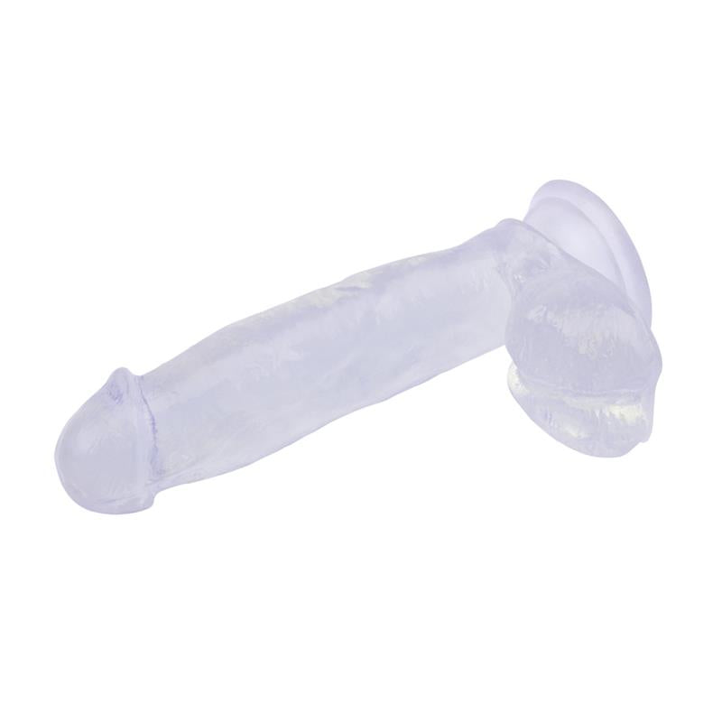 Tikroviškas dildo su siurbtuku natūraliam pojūčiui