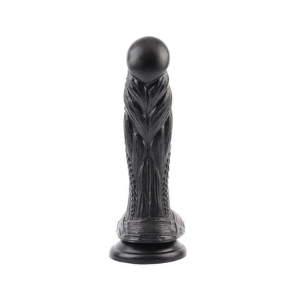 tekstūruotas dildo su siurbtuku intensyviam malonumui