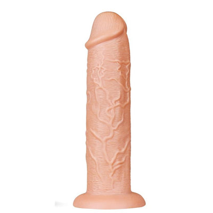 Didelis dildo su gyslų tekstūra ir siurbtuku