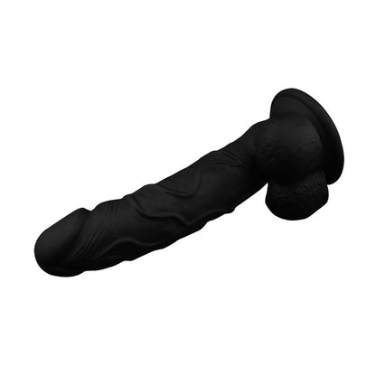 Tikroviškas dildo su siurbtuku ir sėklidėmis