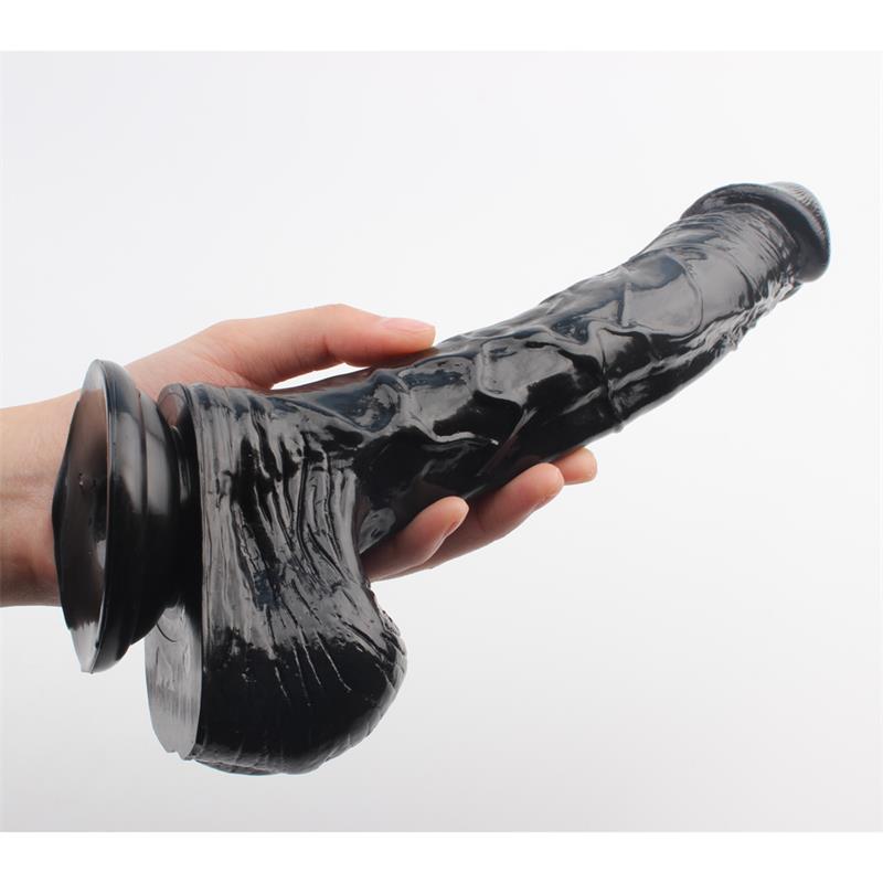 Tikroviškas dildo su siurbtuku natūraliems pojūčiams