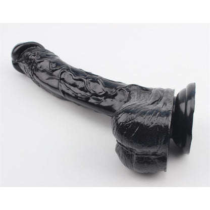 Tikroviškas dildo su siurbtuku natūraliems pojūčiams