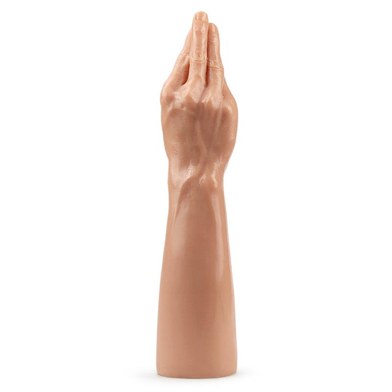 Rankos formos dildo su tikroviška tekstūra