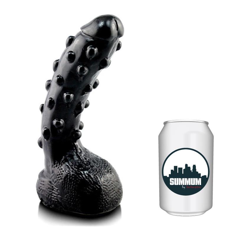 Išlenktas dildo su tekstūra ir ergonomišku lenkimu