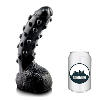 Išlenktas dildo su tekstūra ir ergonomišku lenkimu