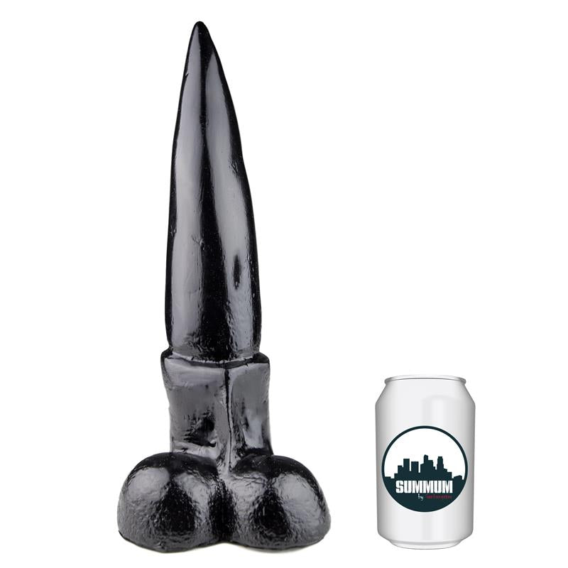 Dildo su smailiu galiuku ir plečiančiu korpusu