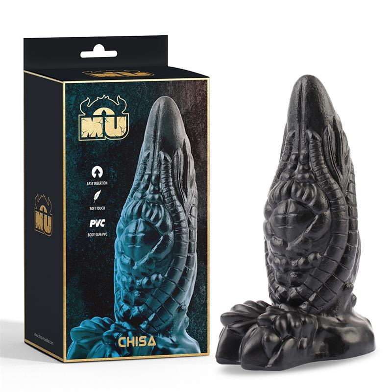 tekstūruotas dildo su siurbtuku