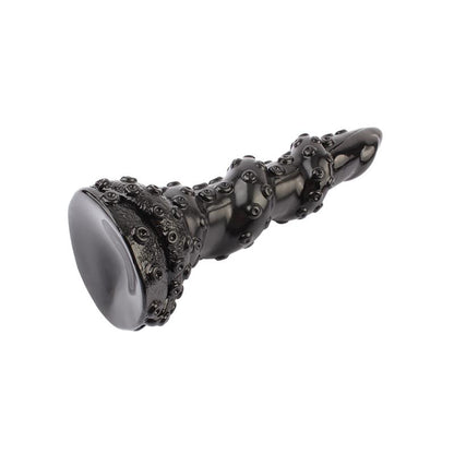 Tekstūruotas dildo su siurbtuku ir ergonomiška forma
