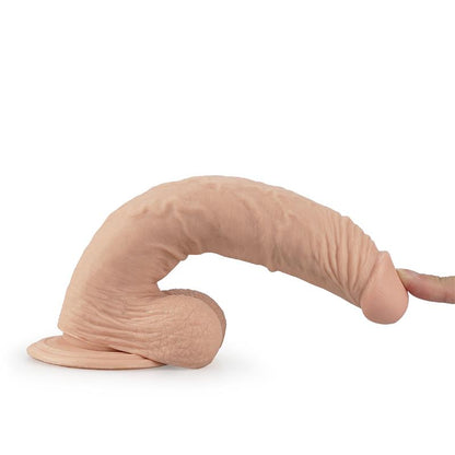 Tikroviškas dildo su siurbtuku ir lankstumu
