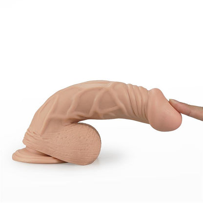 Realistinis dildo su 3 vibracijos greičiais