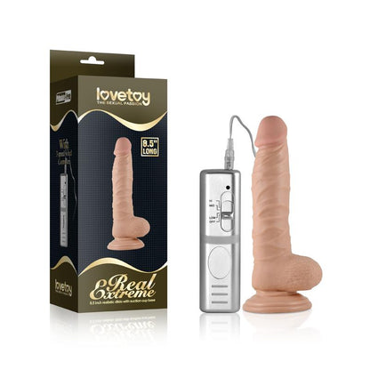 Dildo su vibracija ir tikroviška tekstūra