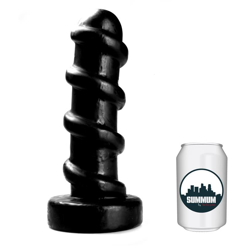 Išlenktas dildo su spiraline tekstūra