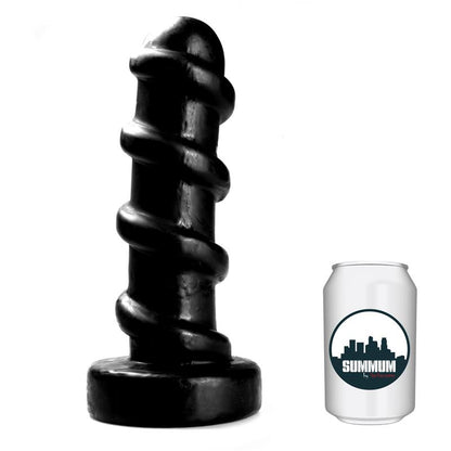 Išlenktas dildo su spiraline tekstūra
